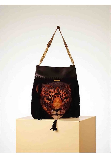 Penye Ip Bayan Çanta