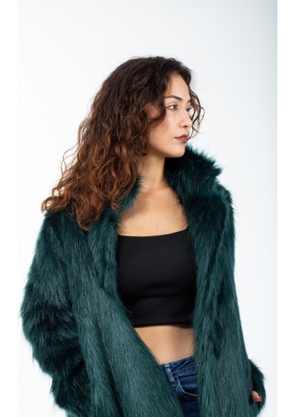 Ingiliz Yaka Kürk Manto (Yüksek Gramaj Ekstra Kalın) fırsatları