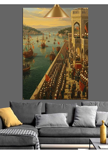 Osmanlıda Donanma Dekoratif Kanvas - Mdf Ahşap Tablo indirimleri