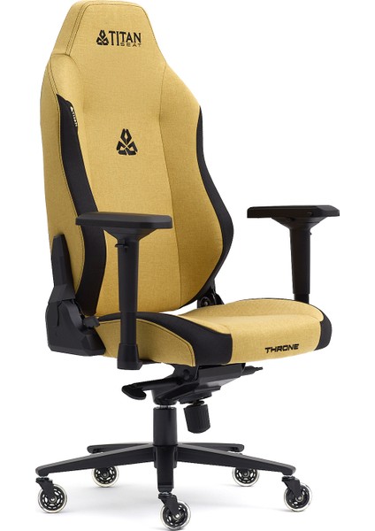 Throne Mustard Kumaş Oyuncu Koltuğu fırsatları