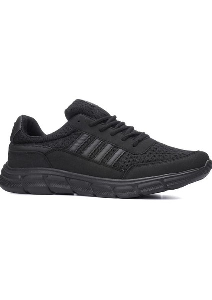 LPN-050 Siyah Bağlı Anatomik Hafif Taban Erkek Spor Ayakkabı