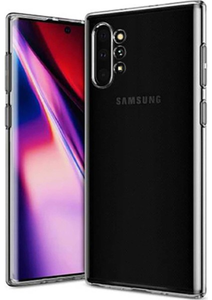 Samsung Galaxy Note 10 Plus Rubber Kılıf Şeffaf