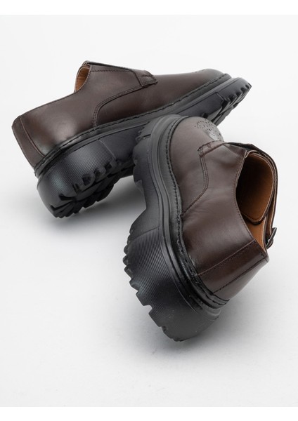 Erkek Klasik Dikişli, Kalın Tabanlı, Iç Dış Deri Ayakkabı indirimleri