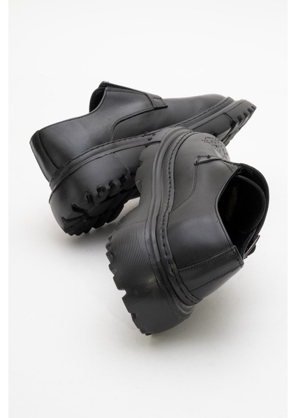 Erkek Klasik Dikişli, Kalın Tabanlı, Iç Dış Deri Ayakkabı