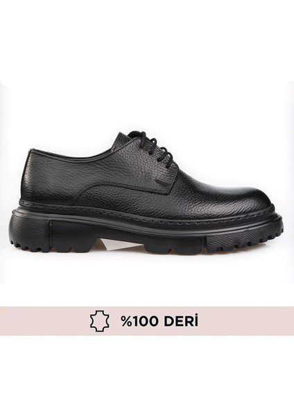 Hakiki Deri, Kalın Tabanlı, Iç Dış Deri, Erkek Klasik Ayakkabı