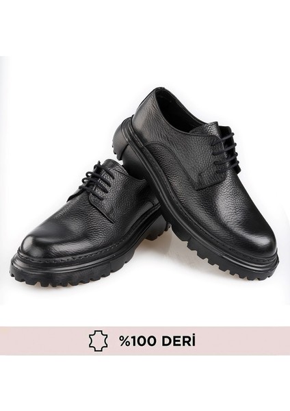 Hakiki Deri, Kalın Tabanlı, Iç Dış Deri, Erkek Klasik Ayakkabı