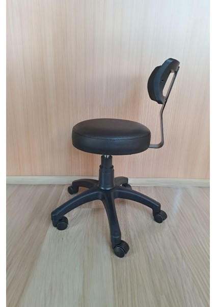 Ofis Laboratuvar Öğrenci Büro Taburesi Tekerlekli Sandalye Sırt Dayamalı Kasiyer Çalışma Koltuğu modelleri