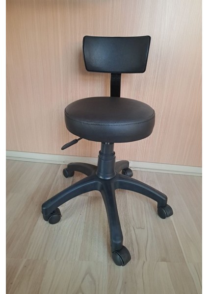 Ofis Laboratuvar Öğrenci Büro Taburesi Tekerlekli Sandalye Sırt Dayamalı Kasiyer Çalışma Koltuğu fırsatları