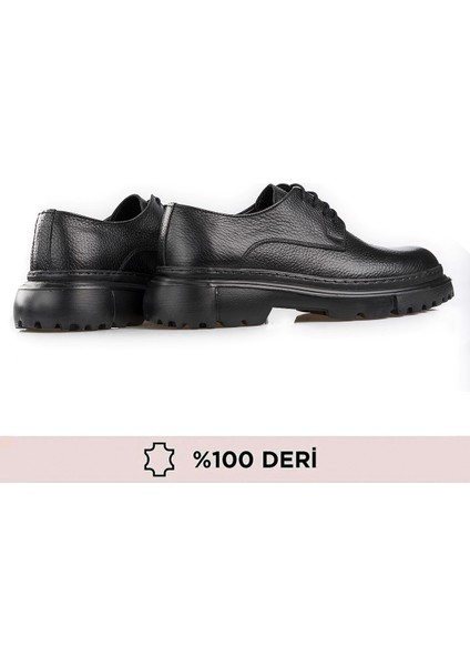 Hakiki Deri, Kalın Tabanlı, Iç Dış Deri, Erkek Klasik Ayakkabı
