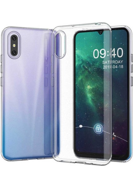 Xiaomi Redmi 9A Rubber Kılıf Şeffaf