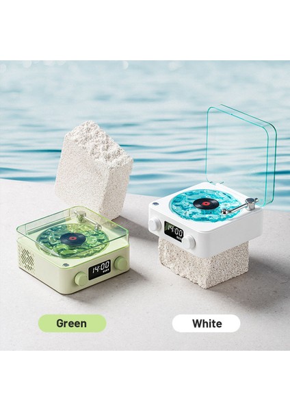 Nostaji Plak Bluetooth Subwoofer 3D Ses Dalgası Retro Müzik fırsatları