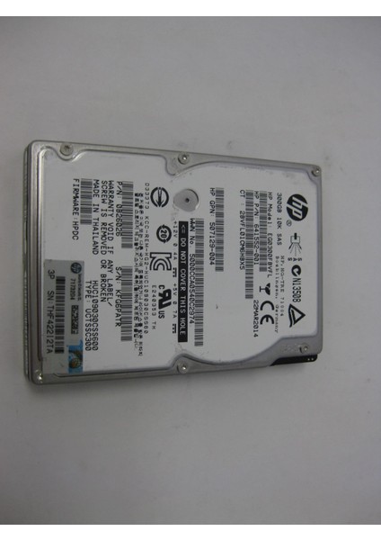 EG0300FBVFL 641552-001 300GB 10K 6g 2.5" Sas Sc Hard Drıve 0B26026 For G8 G9 Refrubıshed