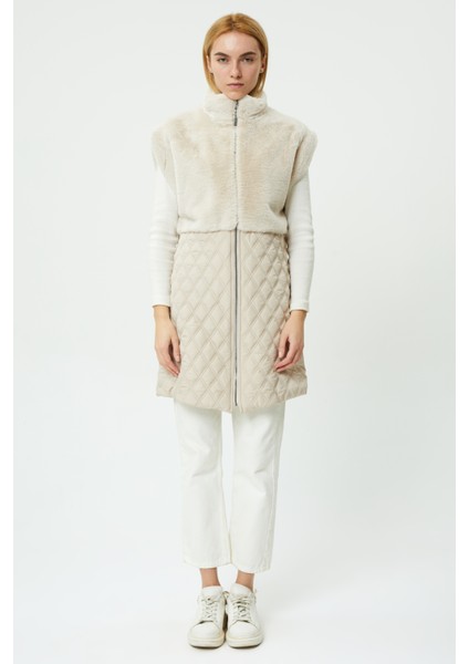 Veger Özel Üretim Peluş Kapitone Yelek fiyatları