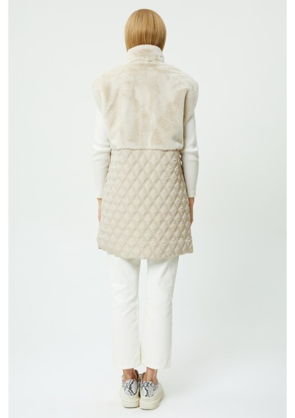 Veger Özel Üretim Peluş Kapitone Yelek fırsatları