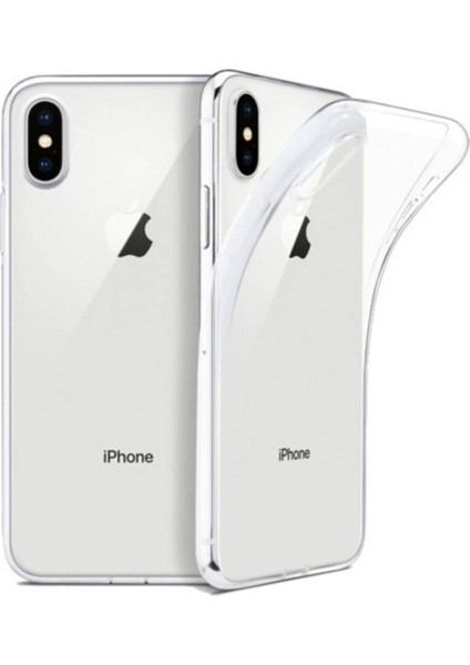 Apple iPhone Xs Max Rubber Kılıf Şeffaf