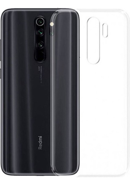 Xiaomi Redmi Note 8 Pro Rubber Kılıf Şeffaf
