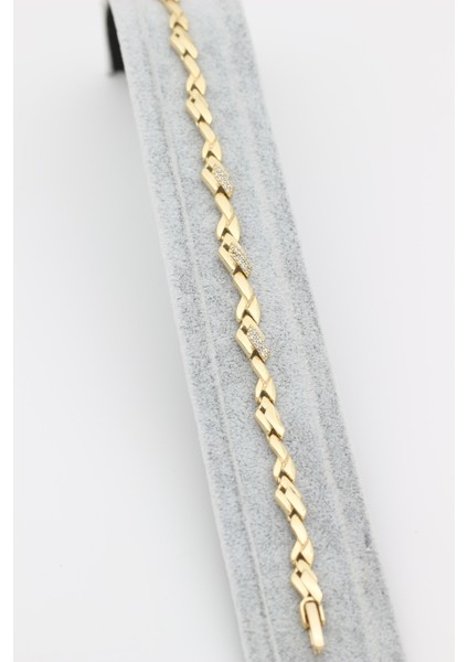 Stil Incisi/xupıng Jewelry Sarmaşık Zirkon Taşlı Bileklik modelleri