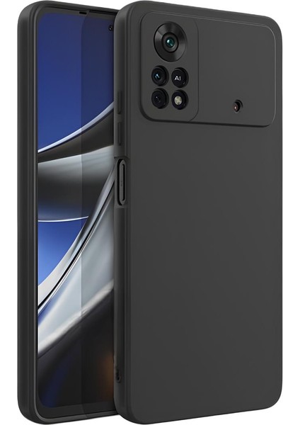 Xiaomi Poco X4 Pro 5g Rubber Kılıf Siyah