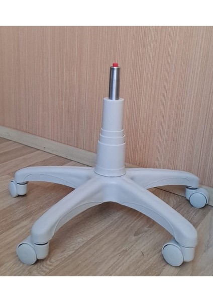 Ofis Müdür Çalışma Koltukları Için Sekmanlı Tekerlek Seti 5li Set Üniversal Krem Beyaz Açık Gri indirimleri