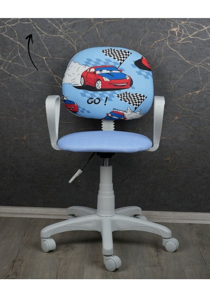 Ofis Müdür Çalışma Koltukları Için Sekmanlı Tekerlek Seti 5li Set Üniversal Krem Beyaz Açık Gri