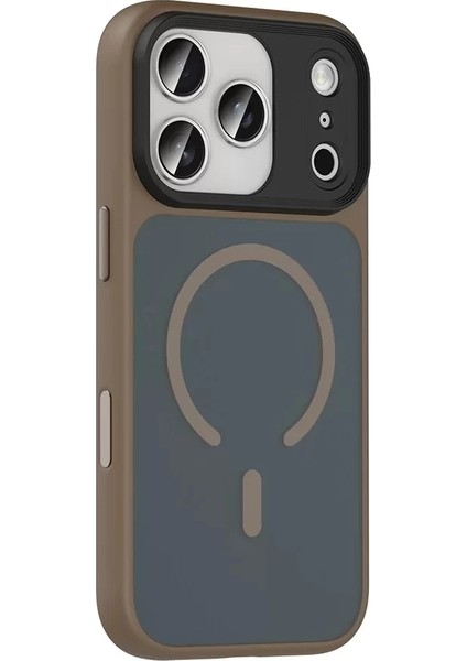 Apple Iphone 17 Pro Max Kılıf Mat Arka Yüzey Wireless Şarj Özellikli Flet Magsafe Kapak fırsatları