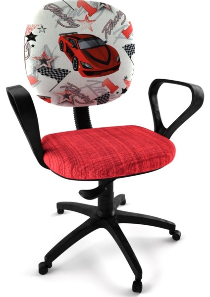 Çocuk Odası Ders Çalışma Ofis Koltuğu Amortisörlü Tekerlekli Faaliyet Sekreter Bilgisayar Sandalyesi