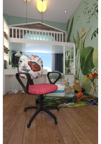 Çocuk Odası Ders Çalışma Ofis Koltuğu Amortisörlü Tekerlekli Faaliyet Sekreter Bilgisayar Sandalyesi fiyatları