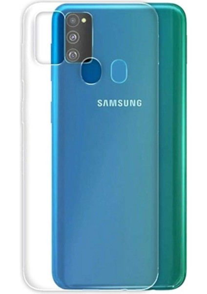 Samsung Galaxy M30S Rubber Kılıf Şeffaf