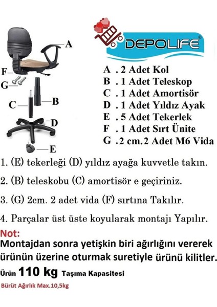 Çocuk Odası Sandalyesi Ders Çalışma Ofis Koltuğu Öğrenci Sandalye Beyaz Tekerli Yükseklik Ayarlı modelleri