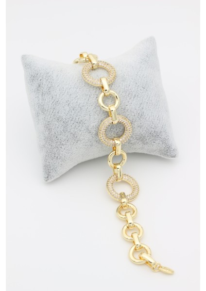 Stil Incisi/vip Serisi Halka Zirkon Taşlı Bileklik