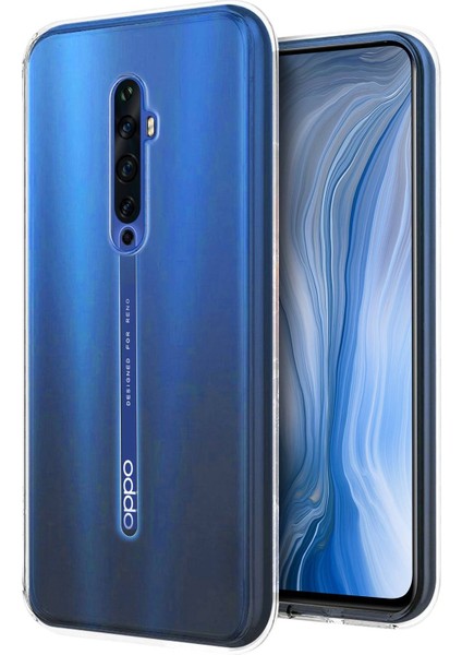 Oppo Reno 2z Rubber Kılıf Şeffaf