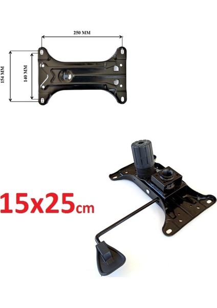 Ofis Büro Çalışma Koltuğu Için Krom Yıldız Ayak Amortisör Tekerlek Şase Tek Kollu Mekanizma Seti modelleri