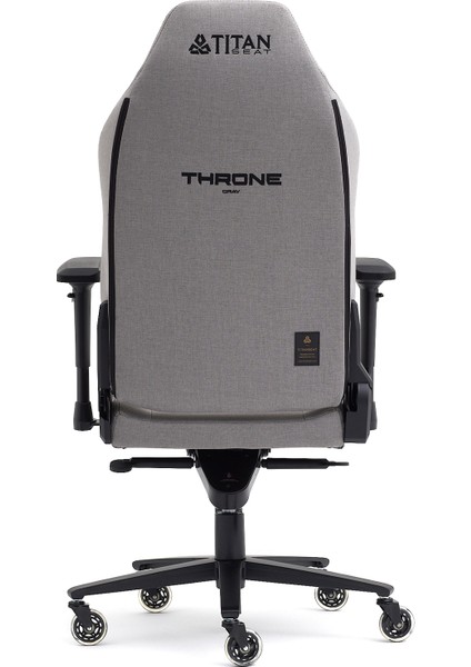 Throne Gray Kumaş Oyuncu Koltuğu
