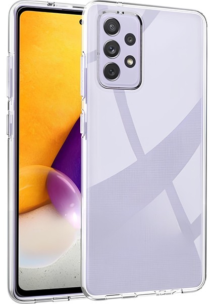 Samsung Galaxy A72 Rubber Kılıf Şeffaf