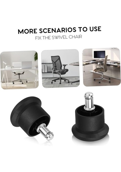 Ofis Büro Koltuk Tekerlek Için 5 Adet Sekmanlı Teker Sabit Çalışma Koltuğu Sabitleyici fiyatları