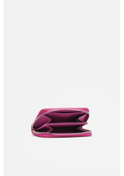 Lume %100 Hakiki Deri Pembe Fermuarlı Mini Cüzdan fırsatları