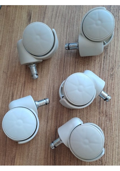 Ofis Müdür Çalışma Koltukları Için Tekerlek Yıldız Ayak Amortisör Seti Üniversal Krem Beyaz Açık Gri modelleri