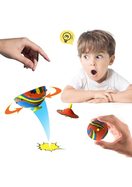 2 Adet Çocuklar Için Renkli Zıplayan Hiphop Oyuncak | Eğlenceli Pop-Up Zıplayan Top fiyatları