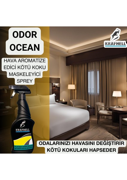 Platzen Odor Ocean Oda Parfümü ve Hava Aromatize Edici Ocean 500 ml