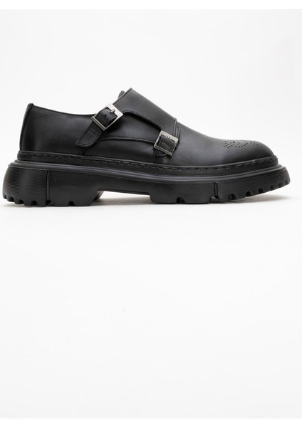 Erkek Klasik Kalın Tabanlı Deri Ayakkabı modelleri