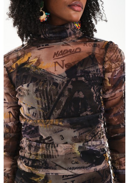 Büzgülü Mini Elbise indirimleri