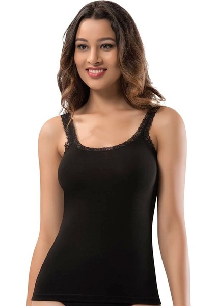 Erdem Bayan Dantel Askılı Kaskorse Atlet 2116