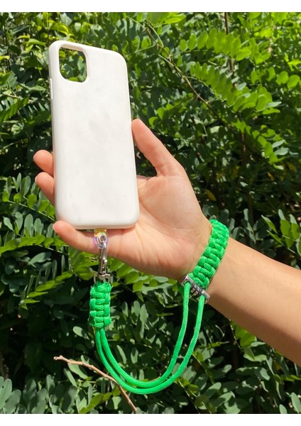 Tüm Kılıflara Uyumlu Yeşil Bileklik Telefon Askısı fırsatları