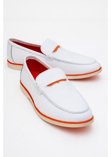 Erkek Loafer Iç Dış Deri Ayakkabı