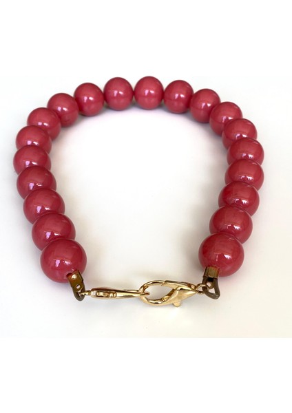 Akrilik Mat Çanta Sapı BA-0080 45 cm Mat Fuşya