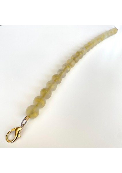 Akrilik Buzlu Çanta Sapı BA-0078 45 cm Şeffaf Içi Sarı fiyatları