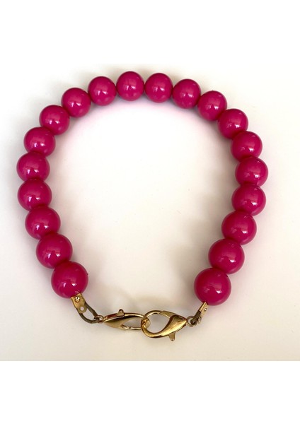 Akrilik Mat Çanta Sapı BA-0080 45 cm Fuşya