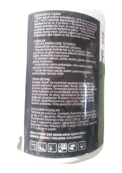 Fermazin Mikro Bitki Besin Maddeleri Karışımı B-Fe-Zn 1 kg modelleri