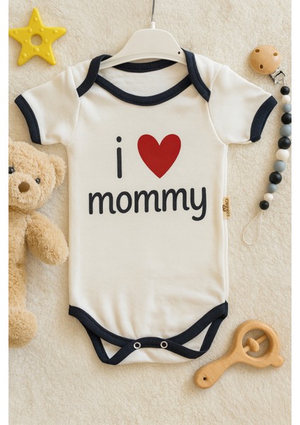 3 Lü %100 Pamuk Organik Baskılı Unisex Kız Erkek Çıtçıtlı Body Zıbın 0-3 Ay 3 Yaş Arası Mom+Dad=me fiyatları