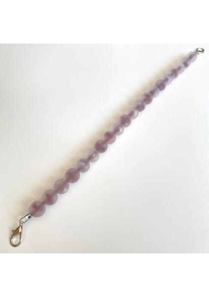 Akrilik Buzlu Çanta Sapı BA-0078 45 cm Şeffaf Içi Mürdüm fiyatları